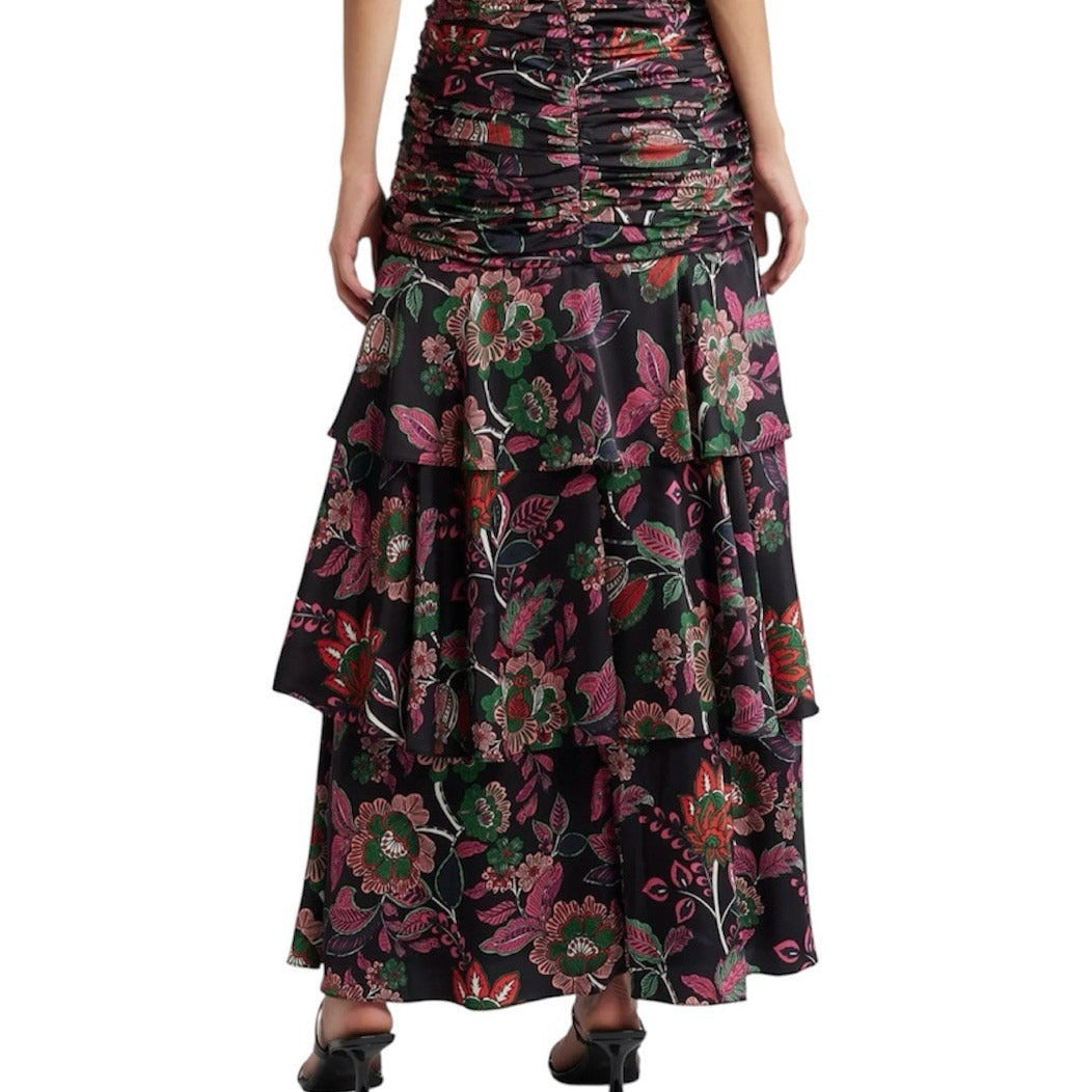 Slit halter maxi dress