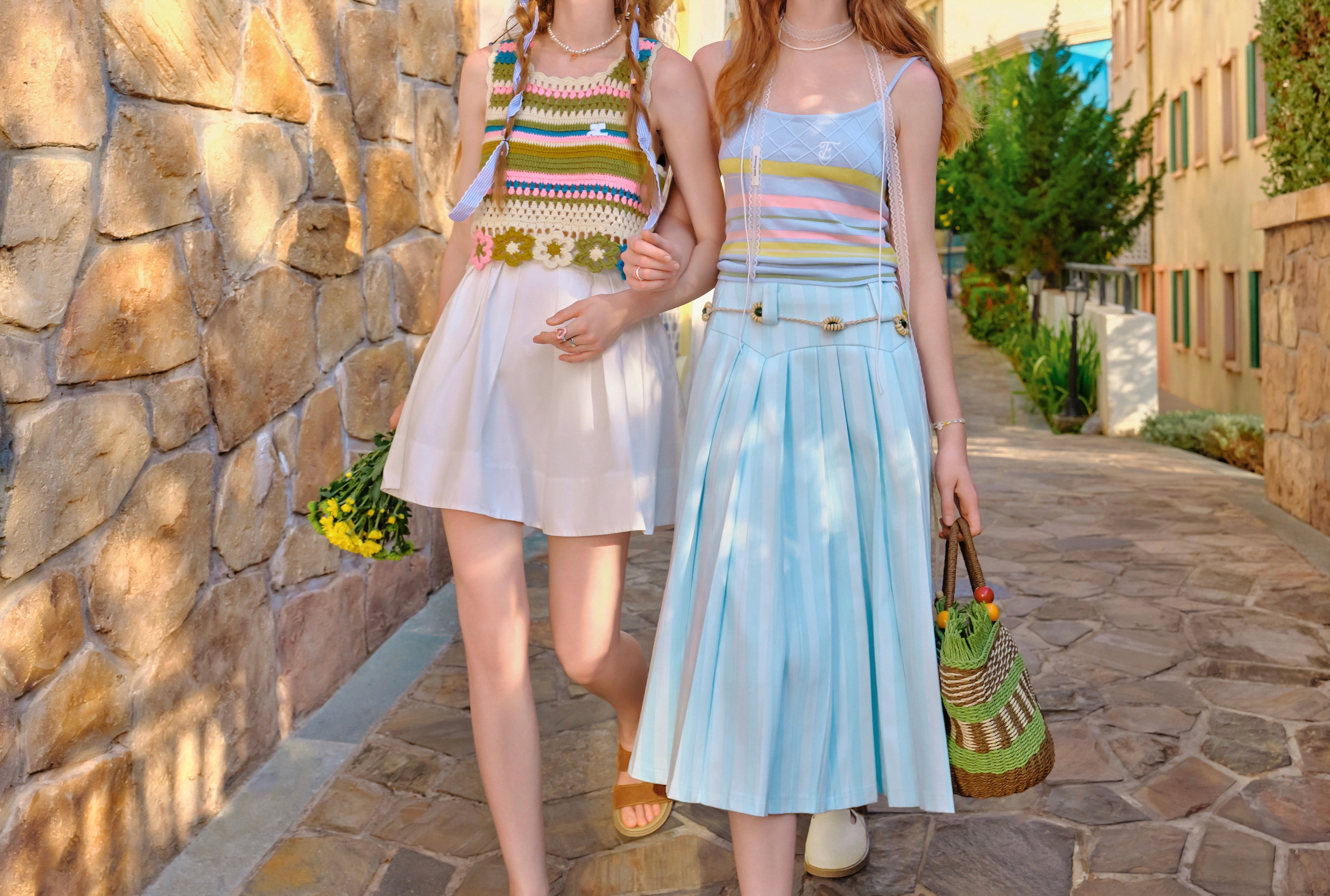 Stylish Summer Casual Skirt Outfits Perfect for Clothing Store Photoshoots